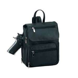  Genuine Leather Gun Concealment Backpack: Sports 