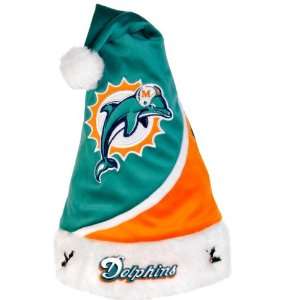    Forever Collectibles Miami Dolphins Santa Hat: Sports & Outdoors
