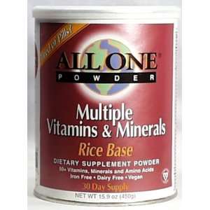 All One Rice Base Vitamin/Mineral Powder  Grocery 