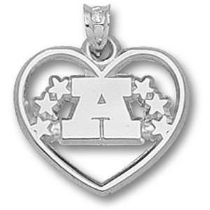 NFL Afc Shield Heart Pendant (Silver)