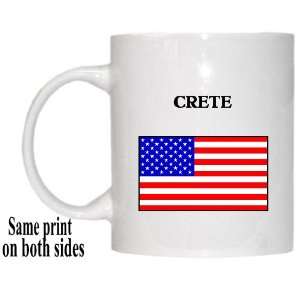  US Flag   Crete, Illinois (IL) Mug 
