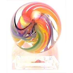  Handmade Glass Marbles by Jody Fine 7/8 Inches in Diameter 