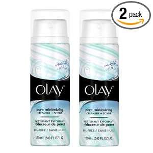  Olay Pore Minimizing cleanser + Scrub, 5.0 fl oz, (Pack of 