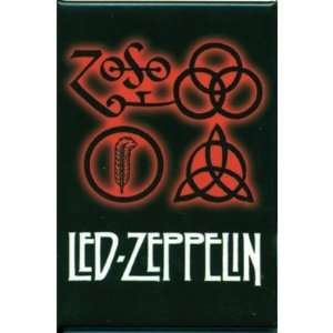  Led Zeppelin   Symbols Magnet