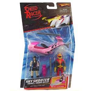   Racer Hot Wheels Sky Shooter 2 Pack Trixie & Snake Oiler: Toys & Games