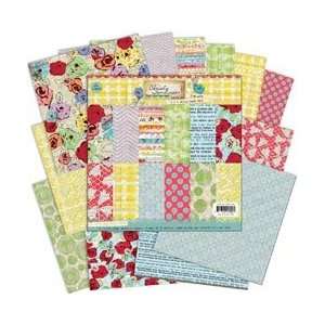 com Pink Paislee She Art Petite Paper Pack 6X6 24/Sheets 12 Designs 