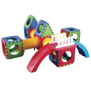  44 Piece Large Cube Play with Slide Toys & Games
