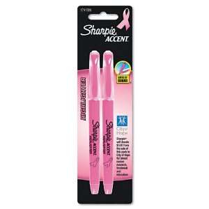  Sharpie Accent : Pink Ribbon Pocket Style Highlighters 