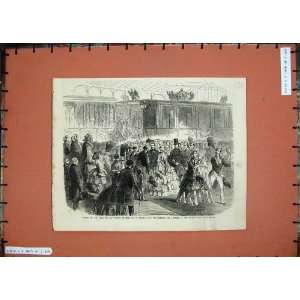  1857 Lyons Railway Station King Bavaria Emperor French