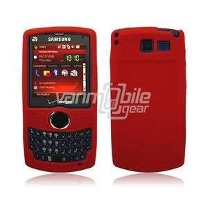VMG Red Premium Soft Gel Silicone Rubber Skin Case Cover for Samsung 