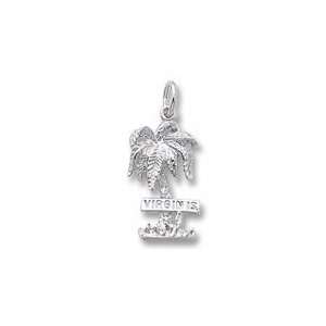  Virgin Islands Charm in White Gold Jewelry