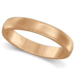   Comfort Fit Wedding Ring Band 14k Rose Gold (2mm) Allurez Jewelry