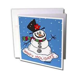  Drawing Conclusions Holidays   Holiday Snowman   Greeting Cards 