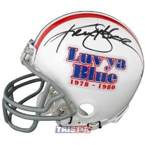 Ken Stabler Autographed/Hand Signed Houston Oilers Luv Ya Blue Replica 