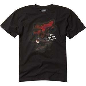  Fox Racing Art of Darkness T Shirt   Medium/Black 