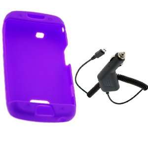   Silicone Case + Car Charger for T Mobile Samsung Sidekick 4G SGH T839