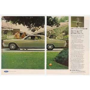   Continental Coupe Florentine Gold 2 Page Print Ad (21348) Home