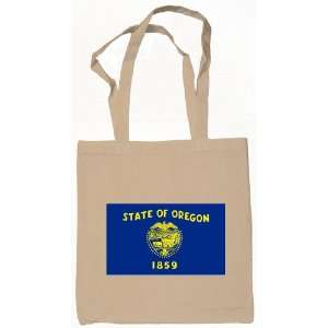  Oregon State Flag Tote Bag Natural 