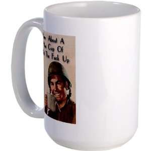  Dark Coffee Humor Large Mug by 