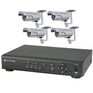  Clover 4 Channel DVR Bundle System with 500GB HDD and 4 Weather 