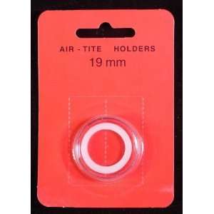    Air Tite A White Ring Coin Holder for 19mm Coins 
