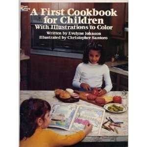  A First Cookbook for Children with Illustrations to Color 