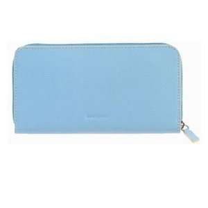   Wallet, Caribbean Blue/Lemon, Colorful Leather Collection by Vera