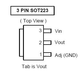 10 x 1117 3.3V 1117 3.3V Voltage Regulator TO 223 SMD  