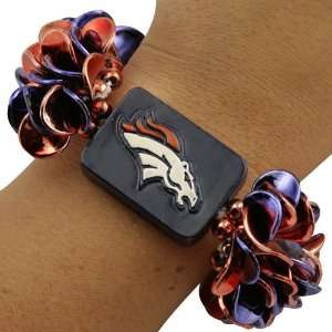  Denver Broncos Team Spirit Beaded Bracelet: Sports 