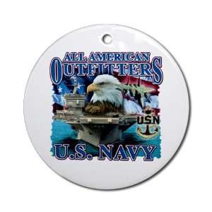   ) All American Outfitters US Navy Bald Eagle US Flag: Everything Else