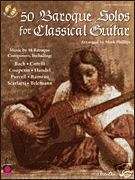 50 BAROQUE SOLOS FOR CLASSICAL GUITAR MUSIC BOOK/CD TAB  