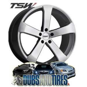  18 Inch 18x8 TSW wheels VORTEX HyperSilver wheels rims 