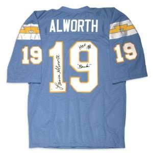 Lance Alworth Autographed Jersey  Details San Diego Chargers, Custom 