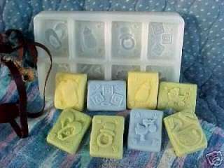 Baby Tarts & Soap 2.0Z   8 C Silicone Mold #298  