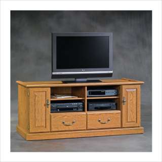 Sauder Carolina Oak Finish Wood TV Stand 042666025058  