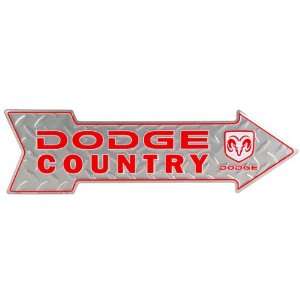 Dodge Country Arrow Metal Sign 