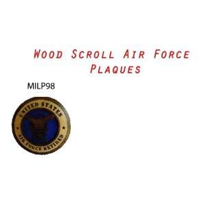  Air Force   Handcarved Commemorative Military Plaques 