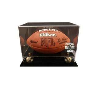 2011 Super Bowl 46 New York Giants Champs Deluxe Football Display Case 