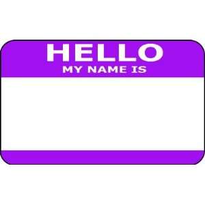  Custom ID Card Hello My Name Is Badge Sticker Badge Fun 