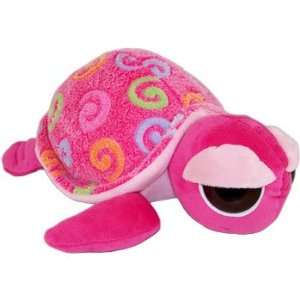   Color Swirls   BIG EYE TURTLE (Bubble Gum Pink   12 inch): Toys