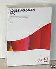 Adobe Acrobat 9 Professional Mac OS PN 12020596 NEW