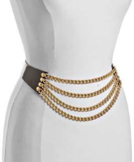   Eva layered chain link belt  BLUEFLY up to 70% off designer brands