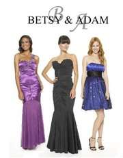 Betsy & Adam Dress, Sleeveless Ruched Jeweled Empire Waist Evening 