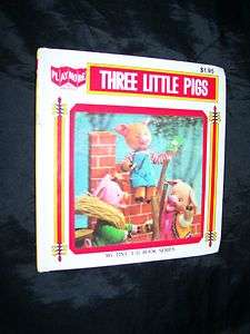Three Little Pigs My Tiny 3 D Book Series Froebel kan  