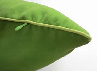 EM73 Lime Green Plain Colour Velvet Cushion/Pillow/Throw Cover*Custom 