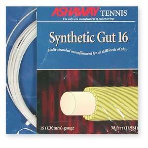    Ashaway SYNTHETIC GUT 17 Tennis String Set: Sports & Outdoors