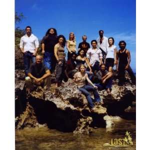  Lost Movie Poster Cast On Rock Movie Poster 24x36in