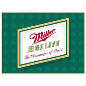  Miller Beer High Life Logo Metal Tin Sign Nostalgic