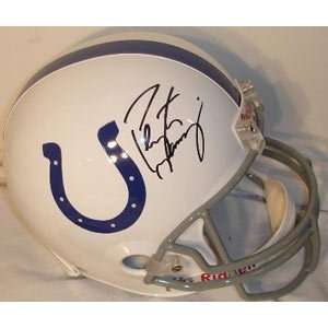 Peyton Manning Signed Indianapolis Colts Riddell Full Size Deluxe 