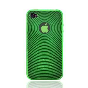   Back Screen Protector for iPhone 4   Green: Cell Phones & Accessories